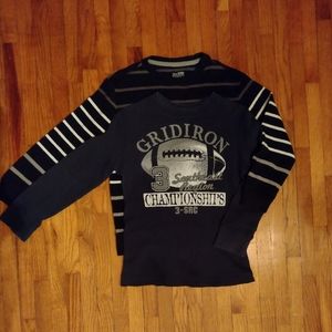 Two Boys Long Sleeve Shirts Size Small